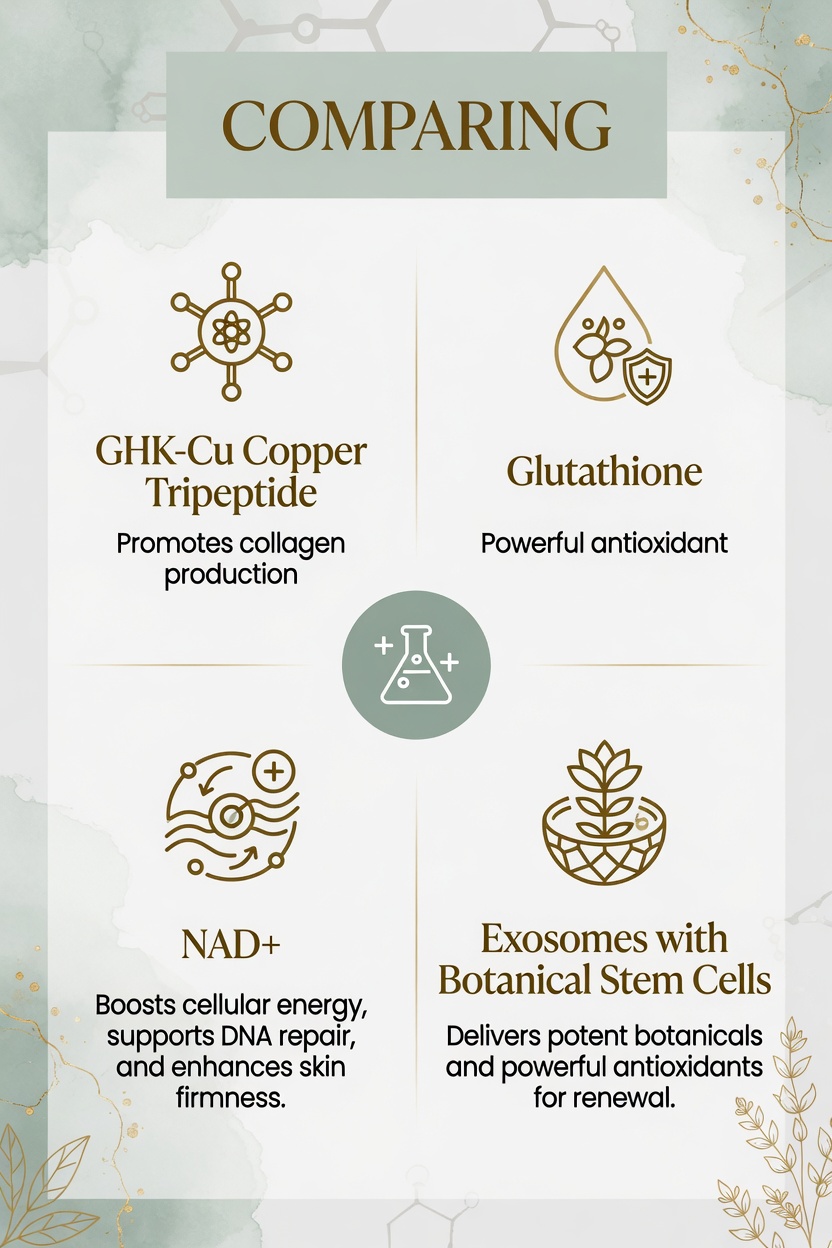 Comparison of skin health ingredients